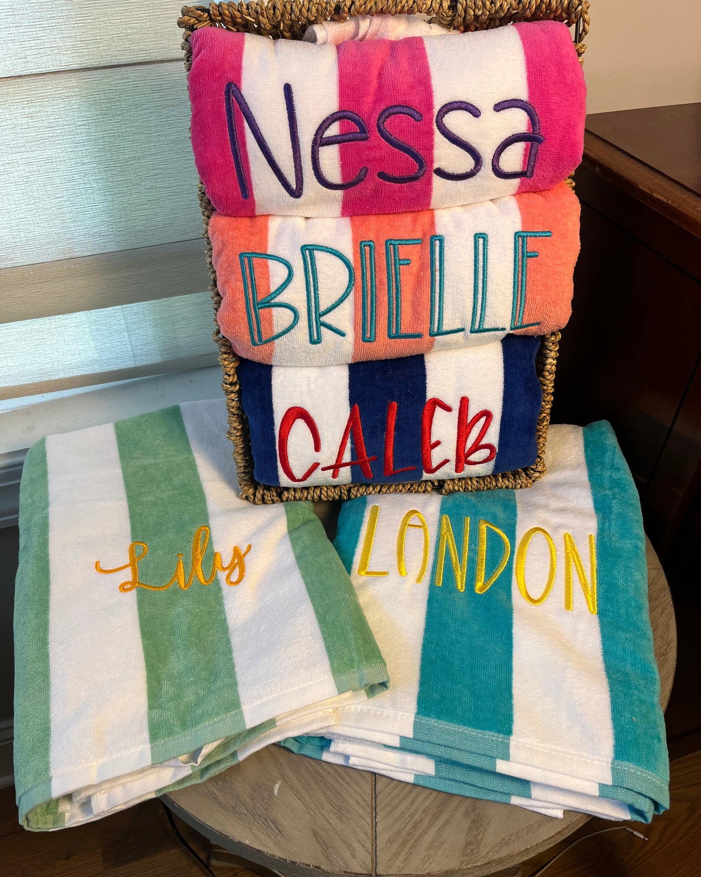 Personalized Pool / Beach Towels