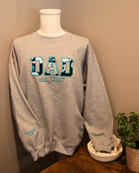 Keepsake "Dad" Appliqué Sweatshirt